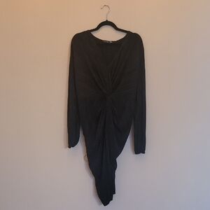 Boohoo Pleated Dress